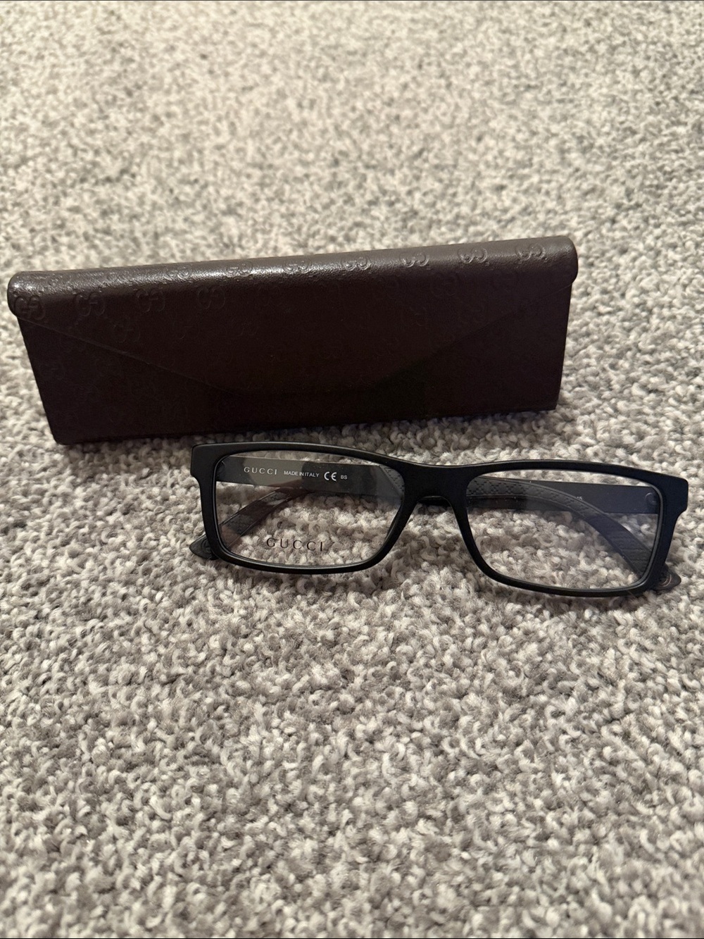 Authentic Gucci Black Eyeglasses